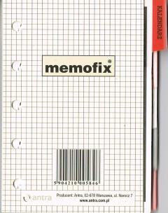 Opakowanie Wkłady 2025 Memofix A7 M komplet
