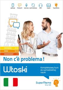 Włoski Non c'è problema! poziom podst A1-A2 średni B1. Autor: Braun Sławomir. Multiszop.pl Okładka książki Włoski Non c'è problema! poziom podst A1-A2 średni B1