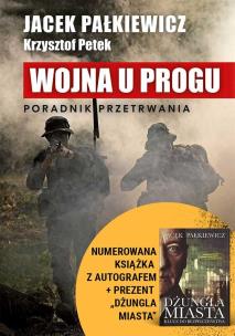 Wojna u progu z autografem / Dźungla miasta. Autor: Hannah Kristin. Multiszop.pl Okładka książki Wojna u progu z autografem / Dźungla miasta