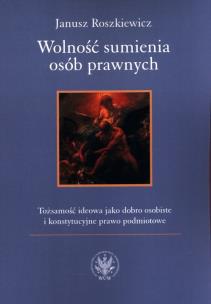 Okładka książki Wolność sumienia osób prawnych