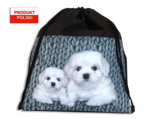 Opakowanie Worek na buty WAR-1283 czarny Pieski WARTA