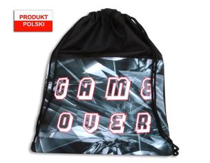 Opakowanie Worek na buty WAR-1287 czarny Game Over WARTA