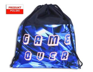 Opakowanie Worek na buty WAR-1288 granatowy Game Over WARTA