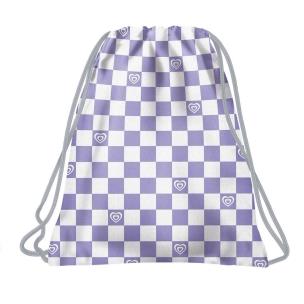 Opakowanie Worek na obuwie Backup Fioletowa szachownica WOB6A29