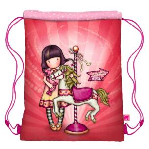 Worek Szkolny Gorjuss Fairground Carousel. Wydawca: Santoro. Multiszop.pl Opakowanie Worek Szkolny Gorjuss Fairground Carousel