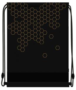 Opakowanie Worek szkolny SSC244 Plaster miodu czarny STRIGO