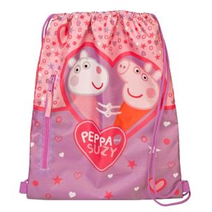 Worek szkolny Świnka Peppa. Wydawca: Cass Film. Multiszop.pl Opakowanie Worek szkolny Świnka Peppa