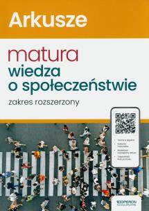 WOS Arkusze maturalne ZR. Autor: Konstantynowicz Adam, Konstantynowicz Anna, Małgo. Multiszop.pl Okładka książki WOS Arkusze maturalne ZR