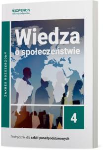 Okładka książki WOS LO 4 Podr. ZR w.2022 OPERON