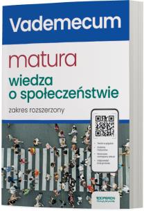 WOS Vademecum. Nowa matura 2024 ZR. Autor: Iwona Walendziak, Walczyk Mikołaj. Multiszop.pl Okładka książki WOS Vademecum. Nowa matura 2024 ZR