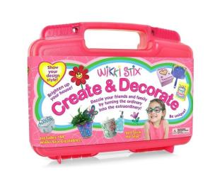 Woskowe sznureczki Różowa walizka XL 144. Wydawca: Wikki Stix. Multiszop.pl Opakowanie Woskowe sznureczki Różowa walizka XL 144