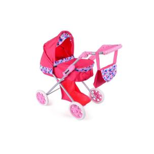 Wózek dla lalek gondola głęboki + torebka. Wydawca: Lena. Multiszop.pl Opakowanie Wózek dla lalek gondola głęboki + torebka