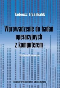 Okładka książki Wprowadzenie do badań operacyjnych z komputerem