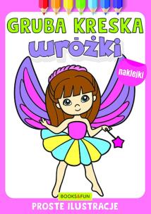 Okładka książki Wróżki. Gruba kreska