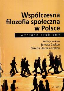 Okładka książki Współczesna filozofia społeczna w Polsce
