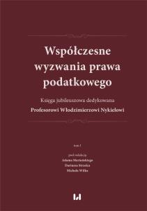 Opakowanie Współczesne wyzwania prawa podatkowego