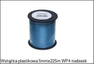 Opakowanie Wstążka plastikowa niebieski 5mmx225m