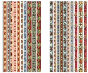 Opakowanie Wstążki samoprzylepne 17x30cm MIX