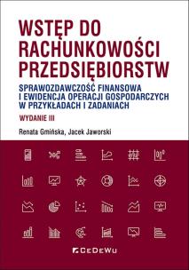 Okładka książki Wstęp do rachunkowości przedsiębiorstw. Sprawozdawczość finansowa i ewidencja operacji gospodarczych