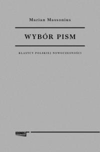 Wybór pism. Autor: Marian Massonius. Multiszop.pl Okładka książki Wybór pism