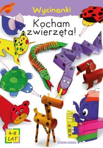 Okładka książki Wycinanki - Kocham zwierzęta!