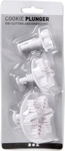 Opakowanie Wycinarka do ciastek świątecznych płatki śniegu 3szt. edycja limitowana