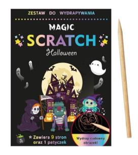 Opakowanie Wydrapywanka + kolorowanka Halloween