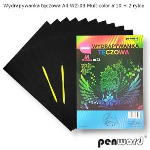 Opakowanie Wydrapywanka tęczowa A4 multicolor WZ-03