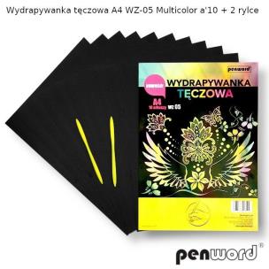 Opakowanie Wydrapywanka tęczowa A4 multicolor WZ-05
