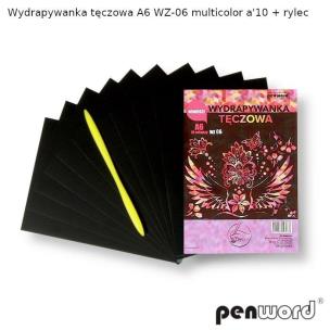 Opakowanie Wydrapywanka tęczowa A6 multicolor WZ-06