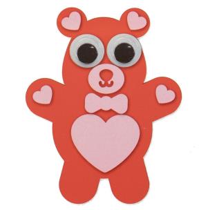 Opakowanie Wyklejanka miś DIY z pianki