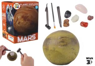 Wykopaliska minerałów planeta Mars. Wydawca: Pro Kids. Multiszop.pl Opakowanie Wykopaliska minerałów planeta Mars
