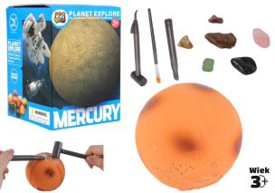 Wykopaliska minerałów planeta Merkury. Wydawca: Pro Kids. Multiszop.pl Opakowanie Wykopaliska minerałów planeta Merkury