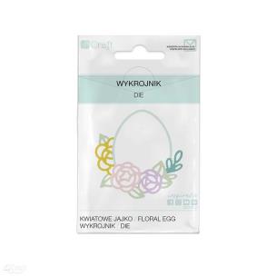 Wykrojnik kwiatowe jajko 1 szt.. Wydawca: DP CRAFT. Multiszop.pl Opakowanie Wykrojnik kwiatowe jajko 1 szt.