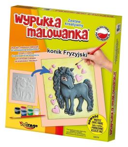 Opakowanie Wypukła malowanka Konik Fryzyjski