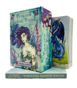 Wyrocznia Mądrość Wróżek. Autor: Amy Brown, Nancy Brown. Multiszop.pl Okładka książki Wyrocznia Mądrość Wróżek