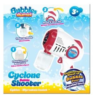 Wyrzutnia baniek mydlanych Cyklon. Wydawca: Dumel. Multiszop.pl Opakowanie Wyrzutnia baniek mydlanych Cyklon