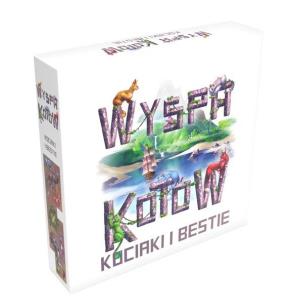 Wyspa kotów: Kociaki i bestie. Wydawca: Lucky Duck Games Polska. Multiszop.pl Opakowanie Wyspa kotów: Kociaki i bestie