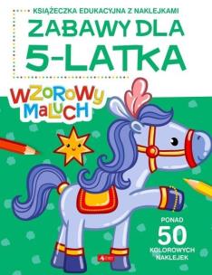 Wzorowy maluch. Zabawy dla 5-latka. Autor:   Praca zbiorowa. Multiszop.pl Okładka książki Wzorowy maluch. Zabawy dla 5-latka