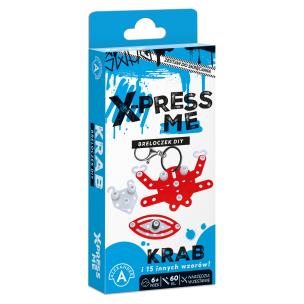 X-Press Me Brelok Diy Krab. Wydawca: ALEXANDER GRY. Multiszop.pl Opakowanie X-Press Me Brelok Diy Krab