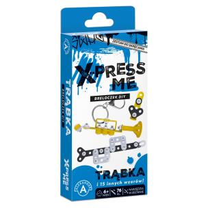 X-Press Me Brelok Diy Trąbka. Wydawca: ALEXANDER GRY. Multiszop.pl Opakowanie X-Press Me Brelok Diy Trąbka