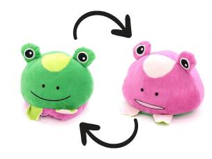 Opakowanie Żaba pluszowa dwustronna 15cm