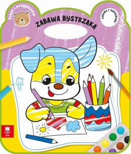 Okładka książki Zabawa bystrzaka piesek