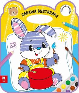 Okładka książki Zabawa bystrzaka zajączek