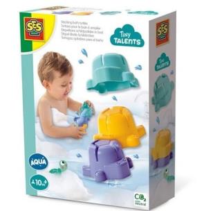 Zabawka do kąpieli Foremki żółwie. Wydawca: SES Creative. Multiszop.pl Opakowanie Zabawka do kąpieli Foremki żółwie