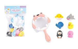 Opakowanie Zabawka do kąpieli sitko + zwierzątka