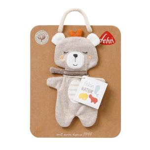 Zabawka sensoryczna Miś szeleścik. Wydawca: BabyFehn. Multiszop.pl Opakowanie Zabawka sensoryczna Miś szeleścik