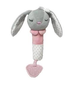 Opakowanie Zabawka z dźwiękiem króliczek szary 17cm