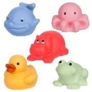 Opakowanie Zabawki do kąpieli pastelowe 5szt