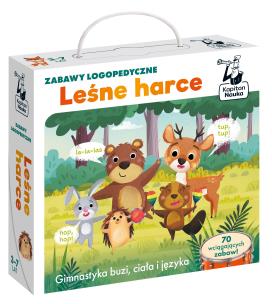 Okładka książki Zabawy logopedyczne. Leśne harce 3-7 lat